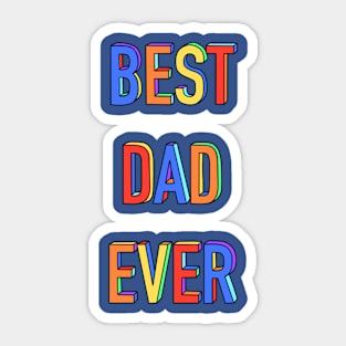 Best Dad Ever Sticker